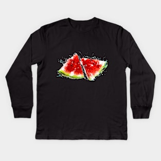 Watermelon Kids Long Sleeve T-Shirt